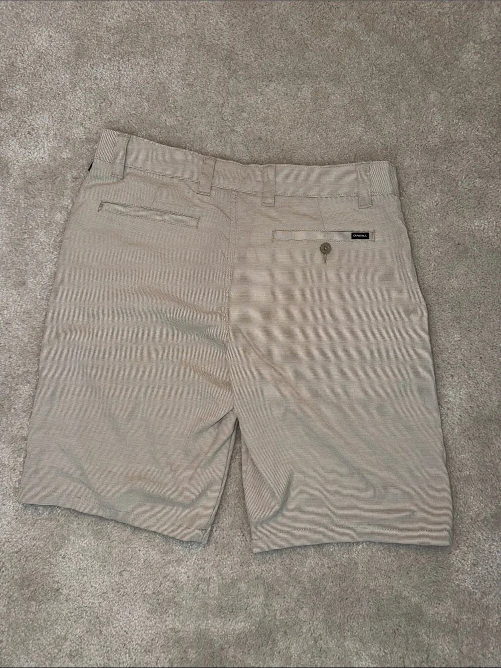 O'Neill Men's Flat Front Shorts in Light Tan